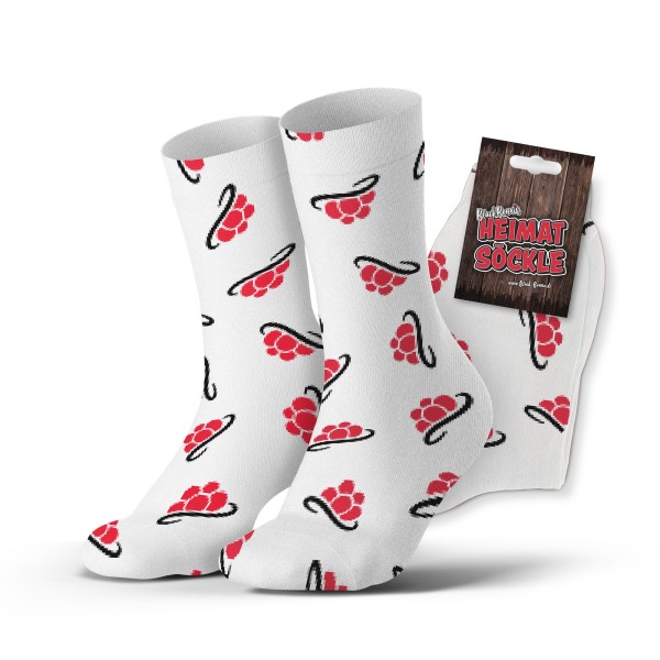 Socken Bollenhut "weiss"