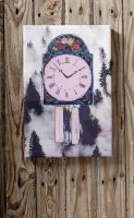 Leinwand "Schilderuhr Wald" Leinwand "Schilderuhr Wald"
