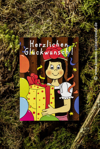 Postkarte Herzlichen Glückwunsch