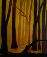 Bild "Figur im Wald" Bild "Figur im Wald"